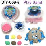 2015 Hot Selling DIY Educational Moving Magic Play Sand With Tools and Molds for Kids thumbnail-2