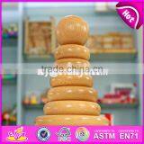 Creative Educational Baby Stacking Ring Toys Wooden Block Stacking Games for Kids W13D120 thumbnail-6