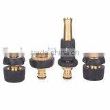4pcs Brass Basic Fitting Quick Connector Set thumbnail-1