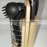 12pcs Knife Block and Kichen Tools Set Wooden Block thumbnail-1