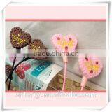 High Quality Popular Loving Heart Style In-Ear Stereo Earbuds,earphones thumbnail-1