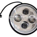 7inch Led Round Angel Eyes Head Lights High/low Beam Motorcycle Led Head Light thumbnail-3