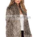 Hot Sale Women Cheap Fashion Pattern Faux Fur Coats Made in China thumbnail-2