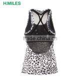 Custom Stringer Fitness Leopard Printed Workout Tank Top Womens thumbnail-2