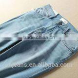 GZY 98%cotton+2%spandex Factory in Guangzhou Fashion Ladies Jeans Top Design thumbnail-6