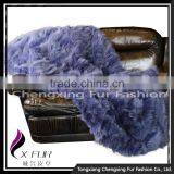 CX-D-117 Hot Sale High Quality Custom Patchwork Custom Fox Fur Blankets thumbnail-5