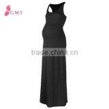 Women's Summer Maternity Jersey Maxi Dress, Fashion Maternity Dresses uk thumbnail-2