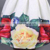 2016 Children Latest Frocks Design Princess Dresses Girls Chevron Prints Lovely Sleeveless Print Dress Photography thumbnail-5