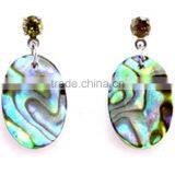 Unique Flower Abalone Shell Earrings New Zealand Paua Shell Earrings Natural Paua Shell Earrings Wholesale thumbnail-6