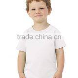 Kids Cotton t Shirt Printing Custom Blank White t Shirt Wholesale Toddlers Soft Jerseys Knit-collar thumbnail-2