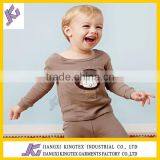 2014 New Style Casual Hooded Sweater,long Sleeve Fleece Cotton Children,Baby Set Sleeping Wear thumbnail-1