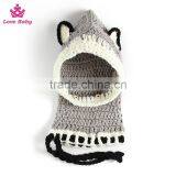 Handmade Baby Photo Props Hat Knitted Kids Fox Photography Hat for Kids thumbnail-1