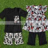 Brother and Sisters Summer Sets With Mickey Printed Children Outfits thumbnail-2