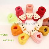 Fashion knitting wool baby shoes crochet casual baby shoes