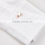 2017 New Design Ladies Office Wear White V-neck Collar Blouse for Women thumbnail-5