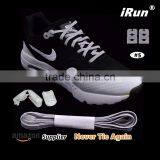 Hot Selling Flexible No-Tie Flat High Quality Easy to Untie Shoe Lace - Green Simple Tied Shoelaces for Son and Daughter thumbnail-2