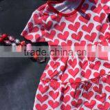 2016 New Fashion Design Children Set Valentine's Day Super Cute Heart Pants Boutique Girls Clothes With Accessories Sets thumbnail-2