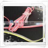 Colored High Visibility Polyester Reflective Fabric Piping Ribbon For Clothing