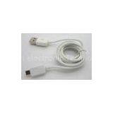 Mini to Micro 1.2m White Cell Phone USB Cables USB 2.0 / 1.1 Extension Cable For BlackBerry / Audio