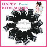 Custom Children Socks,knitting Kids Socks, Lace Cotton Girl Socks thumbnail-2