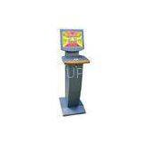 Information Inquiry Metal Keyboard Standing Kiosk