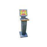 Information inquiry metal keyboard standing kiosk