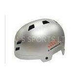 Sliver protective custom BMX Helmets for sport bikes EPS , PC Shell