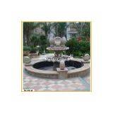 Hand Carved Stone Fountain, Outdoor Garden Water Fountain (YKOF-05) thumbnail-1