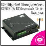 Multipoint Temperature Monitoring System over SMS & Ethernet