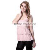 Women's Lace Spaghetti Strap Camo Tank Top for Women thumbnail-5