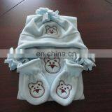 fashion kids animal polar fleece hat mitten set / toddler hat scarf sets