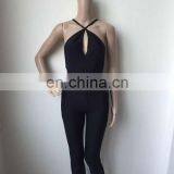 2016 New Black Sleeveless Bandage Jumpsuits Backless Jumpsuits Wholesale Dropshipping Beaded Jumpsuits thumbnail-2