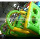 Outdoor&indoor Green Inflatable Obstacle Course for Kids,large Inflatable Obstacle Course Bounce House for Sale