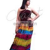 Wholesale Fashion Tiedye Colorful Long Skirts, Handmade Tiedye Skirt.