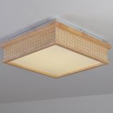 Square Shaped Wooden Ceiling Light Lamp