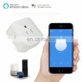 2017 Newest Wifi Smart Outlet Mini Plug Power Wireless WiFi Switch for Amazon Alexa