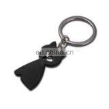 Custom Great Quality Cute Black Cat Animal Shaped Keychain