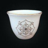 Oem Service Arabic Ceramic Coffee Tea Cup With Diamond Cawa Cup for Hotel thumbnail-3