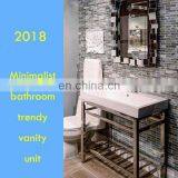 Powder Room Sink Console for Solid Marble Countertop Vanity thumbnail-3