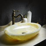 White Onyx Wash Basins and Sinks, White Marble Basins