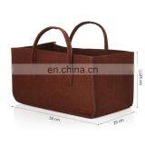 Double Colors Large Capacity Recyclable Felt Storage Container Bag thumbnail-2