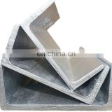 Chinese supplier 3 x 3 slotted galvanised iron steel u beam channel with factory price