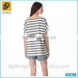 Perfect Quality V- Collar Design Summer Loose Casual T-shirt for Pregnant Women thumbnail-4