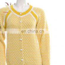 Women Knitted Cashmere Cardigan With Pearl Button thumbnail-4
