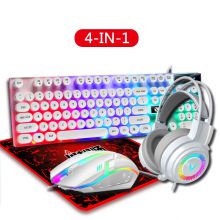 4IN1 combo with mouse, keyboard, heaphone,mouse pad)G305W G305B