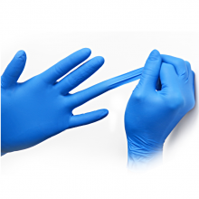 Dark Blue Disposable Nitrile Powder Free Gloves Examination Gloves for Beauty thumbnail-5