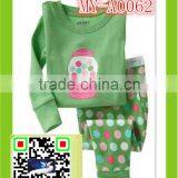 Lovely Cute Walmart Girl's Cotton Parallel Pajamas MY-A0060 thumbnail-3
