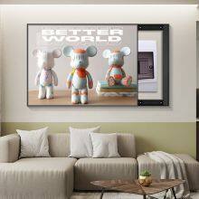 Violent Bear Hanging Painting / Wall Painting / Decorative Painting 02 thumbnail-3