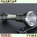 DAKSTAR TT16A CREE XML T6 1050LM 18650 Superbright Aluminum Police Rechargeable Emergency Tactical Led Flashlight Torch