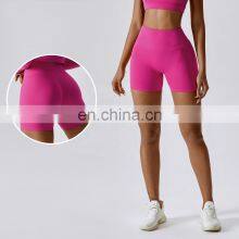 Scrunch Butt Biker Quick Dry Shorts Custom Logo Fitness Yoga V Shaped Sexy Leggings thumbnail-1